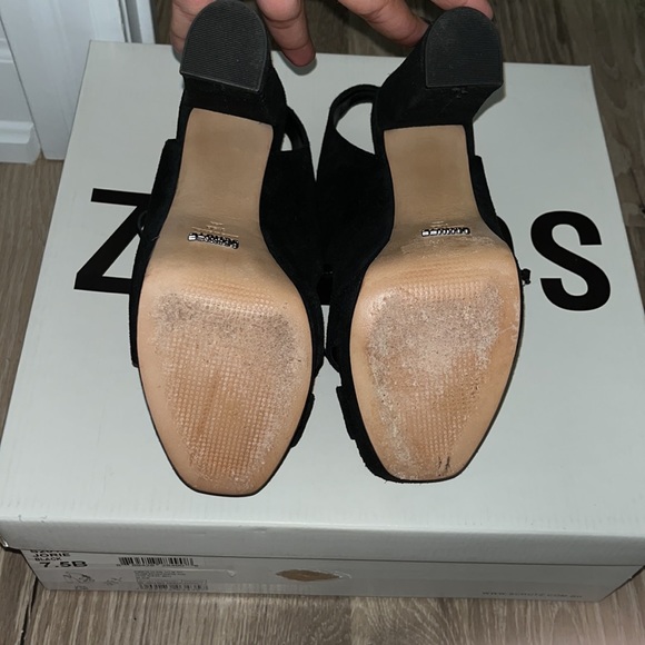 Black Schutz Platform Heels - Picture 3 of 4